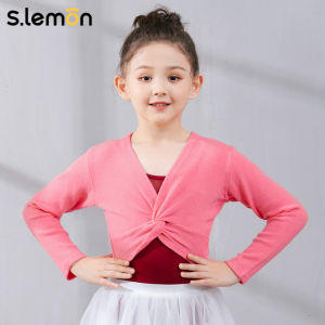 s.lemon | Girls Ballet Long Sleeve Warm Knit Bolero