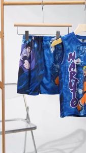 cod KIDS TERNO JERSEY SANDO NARUTO PRINTED 2-7 YRS OLD