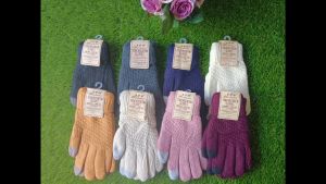 HX030 Sarung tangan wol tebal musim dingin Touch Screen Gloves