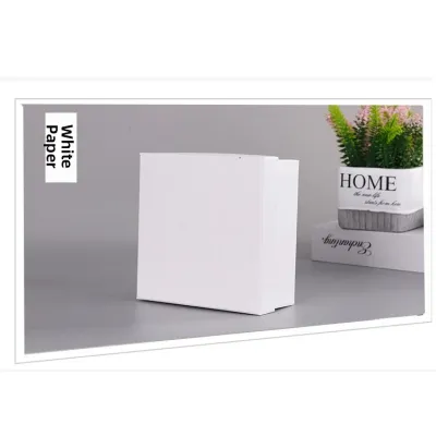 Black and White Kraft Gift Box Large Rigid Box