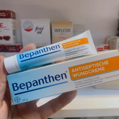 Kem hăm Bepanthen Wund Und Heilsalbe - Tuýp 20gr - Hàng nội địa Đức