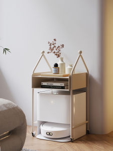 Cloud Whale Companion Vacuum Cleaner Robot Shelf Xiaomi Stone Pursuit 移动式架子 沙发边几 北欧风格艺术型金属工艺