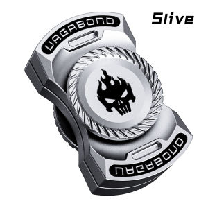 Magnetic Spinner Fidget Toy for ADHD Anxiety Relief Push Play Stress Relief Gadget Quiet Office Desk Sensory Toy for Adults/kids