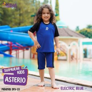 Baju Renang Anak Laki-laki Rocella Swimwear Asterio Setelan Baju Renang Muslim Anak Pria