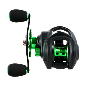 Fishmx câu cá Reel 7.2:1 tỷ lệ bánh tối đa kéo 10kg Baitcasting Reel với nhôm ống chỉ cho thu hút nước ngọt pesca