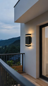 Led Wall Lamp Outdoor Waterproof IP65 3 Color Wall Lamp With E27 Bulbs For Home Light Garden Gate Yard Balcony Courtyard Yard Corridor Balcony Stairs