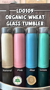 [READY STOCK] LD0109 - Organic Wheat Glass Tumbler Ecofriendly