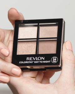 Revlon Colorstay Day To Night Eyeshadow Quad เรฟลอน คัลเลอร์สเตย์ เดย์ ทู ไนท์ อายชาโดว์ ควอด (เครื่องสำอาง  พาเลตต์อายแชโดว์)