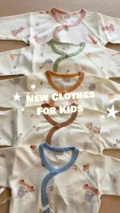 Day One【0-3M】Newborn Cotton Top & Bottom Set Baju Seluar Set– Puffy Mallow Series