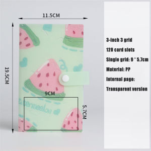 Sổ Đựng Photocard Thiết Kế Trái Cây Dễ Thương 120 Ngăn 3 Inch Dành Cho Fan Kpop Quà Tặng Bộ Sưu Tập Card Ảnh Thần Tượng