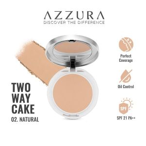AZZURA TWO WAY CAKE BEDAK FOUNDATION SPF 21 ORi 100%