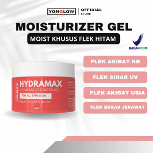 Yonglow Skincare Hydramax Calm Moisturizer Gel Pelembab Wajah Penghilang Flek Hitam Noda Hitam Melasma Membandel BPOM