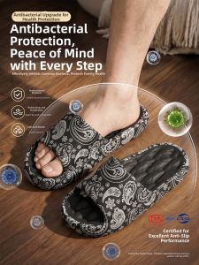 BAIMUQINGCHEN | Summer Indoor Outdoor EVA Slip-resistant Anti-odor Comfortable Mens Slippers