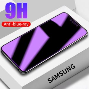 ป้องกันการแสงสีฟ้ากระจกนิรภัย Samsung Galaxy A54 A34 A14 A22 A04 A73 A53 A33 A23 A13 A52 A01 A42 A32 A03 A10 A12 A71 A30 A51 A50s A31 A21เต็มรูปแบบ