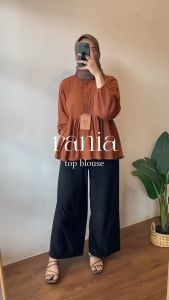 RANIA ATASAN BLOUSE CRINKLE/ATASAN TERBARU/ATASAN KEKINIAN/ATASAN VIRAL