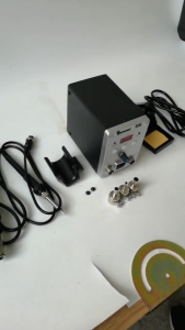Trạm Hàn 8586 760W - 2 Trong 1 Hiển Thị Số Dùng Cho Hàn SMD & Desoldering Máy Khò Nhiệt Cầm Tay Mini 8586 760W 2 Trong 1 Tiện Lợi Dễ Sử Dụng