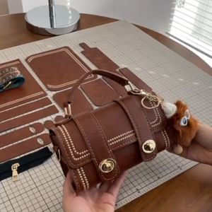 Túi Dệt Tay Phong Cách Retro Thiết Kế Cổ Điển Set Nguyên Liệu Tự Làm Túi Handmade Thời Trang Nữ - EB59