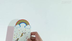 10/12pcs Unicorn Paper Bags With Rainbow Handle Unicorn Party Candy Storage Paper Craft Birthday Party Baby Shower Gift Package