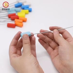 50pcs Tamper Proof Steel Wire Seals Steel Security Cable Seals With Numbered For Logistics Container