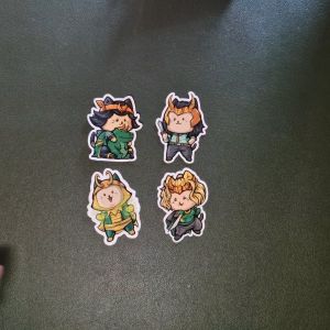 CPBAYANI - Loki Cat - Vinyl Waterproof Glossy Stickers