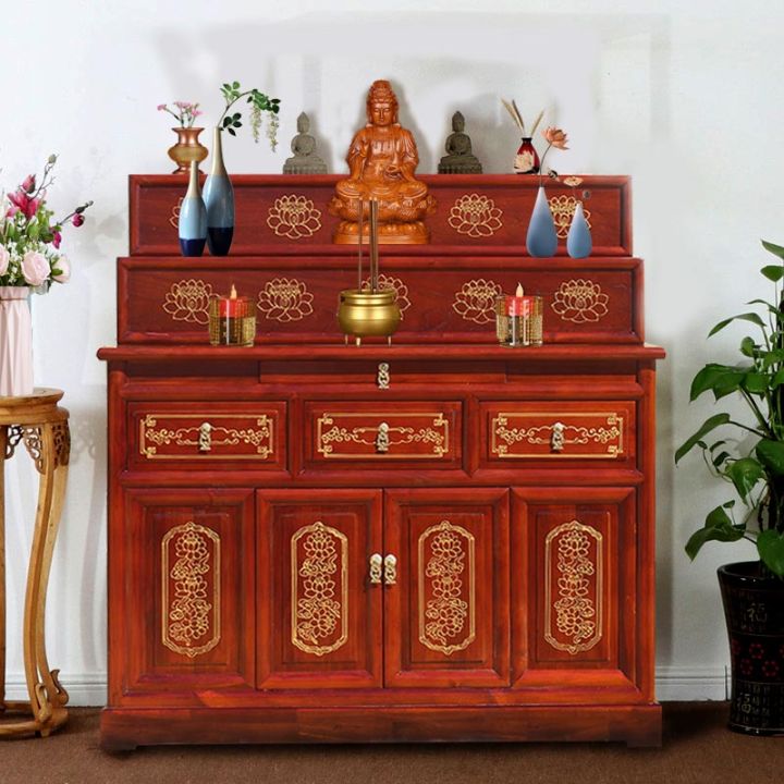 Buddha Niche Altar Buddha Shrine Household Modern Style Buddha Cabinet ...