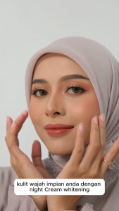 Erna Glow Skincare Beauty Night Cream Whitening Bpom