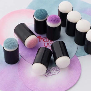 Retro Stamp Coloring Tool Handmade DIY Rubber Stamp Mud Sponge Finger Cover Dyeing Handwork Tool Home Daily Use Protective Supplies