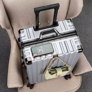 Aluminum Frame Luggage Quiet Wheels Large Capacity