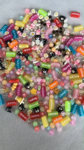 อะไหล่เรซิ่นติดเล็บ 10 ตัว อะไหล่ขนม เค้ก ลายการ์ตูนต่างๆ สินค้าพร้อมส่ง!