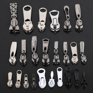 Bộ Hoàn Chỉnh Kim Loại Nylon Khóa Kéo Đầu 5 Kích Thước Túi Có Thể Tháo Rời Quần Áo Khóa Kéo Kéo Phụ Kiện Trọn Bộ May Gia Đình Tự Làm Các Bộ Phận