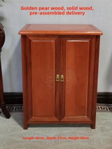 Lush age | Traditional Solid Wood Shoe Cabinet Stool