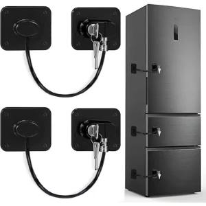 Window Lock Stop Magnetic Cabinet Lock Safety Latch Door Lock Fridge Locks Window Safety Lock Chain Lock Alloy Abs Protection