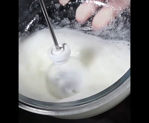 3-Speed USB rechargeable coffee blender handheld milk frother Electric Milk Frother Hand Blender