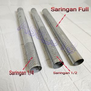 Saringan Knalpot Standar Racing TeZzm CMS 3 varian 1/4 sarangan 1/2 sarangan full sarangan Halus Ngebass