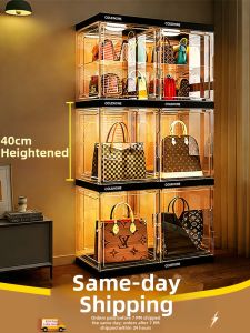 Dustproof Display Storage Box with Light