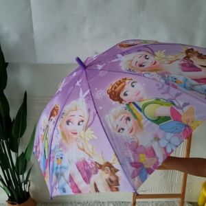 Kids Children Student Easy Open Automatic Cartoon Umbrella / Payung Kartun Automatik Budak Kanak-Kanak