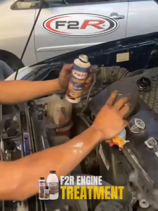 F2R Engine Treatment for Diesel & Gasoline Engine Protection Oil Additive With Stickers