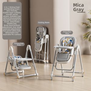 YIHECHUYAO | Foldable Adjustable Portable Baby High Chair