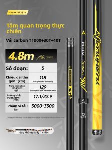 YUZHIYUAN | Cần Câu Tay Hợp Kim Carbon Đài Loan