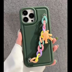 Portalacc Case deluxe rantai boneka GC75 casing hp untuk OPPO A16 A5S A15 A1K A17 A39 A57 all Type