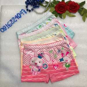 Set 10 Quần đùi bé gái cotton quần chíp đùi trẻ em