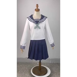 Anime Jujutsu Kaisen Amanai Riko Cosplay Costume Sailor JK Dress Outfit School Uniform Wig Full Set Halloween Party
