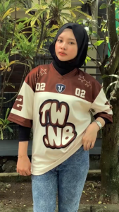 JERSEY KAOS OVERSIZE TWNB NST002 - JERSEY OVERSIZE KOREA - JERSEY KAOS OVERSIZE NUMBER SERIES - JERSEY KAOS RETRO VINTAGE PREMIUM