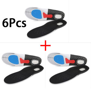 Silicone Shock-Absorbing sports Insoles Men Arch Support Insole Breathable and Comfortable Shoe Pads