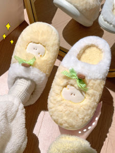 Dép Bông Dày Mùa Đông Cho Nữ Dép Lông Cừu Ấm Áp Trong Nhà Dép Cotton Mềm Mại Thoải Mái Cho Cả Nam Và Nữ