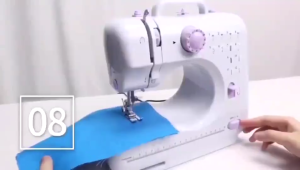12-needle Portable Sewing Machine Mini Original Electric Sewing Machines Household Lightweight Hand Sewing Machine For Beginners New Double Thread Sewing Machine With Foot Pedal And Adapter