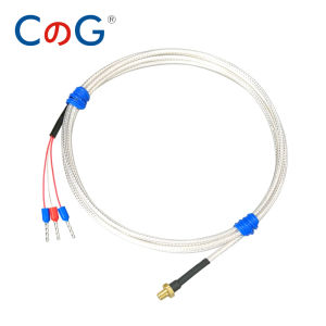 เซ็นเซอร์วัดอุณหภูมิแบบเกลียว CG PT100 รุ่น M4 ความแม่นยำสูง สำหรับเครื่องพิมพ์ 3 มิติ พร้อมฉนวนกันความร้อนแบบกันน้ำ PTFE สายยาว 0.5/1 เมตร