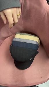 Mũ Lưỡi Trai Nam Chất Liệu Cotton Twill Kiểu Dáng Đơn Giản Chống Nắng Thanh Lịch Thích Hợp Cho Hoạt Động Ngoài Trời
