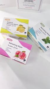 Independent wet wipes - disposable cleaning wipes - 40-piece box - ideal for travel and daily use.
