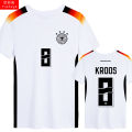 2024 European Cup German Team Uniform Harvard Cross Football Clothes Quick-Drying T-shirt T-shirt Men and Women Half Sleeve. 